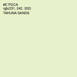 #E7F2CA - Tahuna Sands Color Image